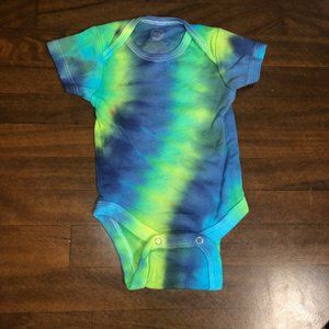 Handmade Tie Dye Baby Onesie